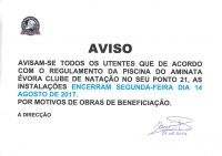 Encerramento dia 14 de agosto