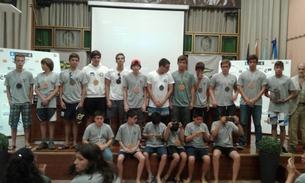 Equipas do Aminata no Torneio de Pólo Aquática da Cidade da Corunha - Espanha